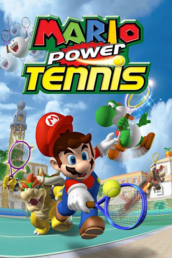 Mario Power Tennis cover art