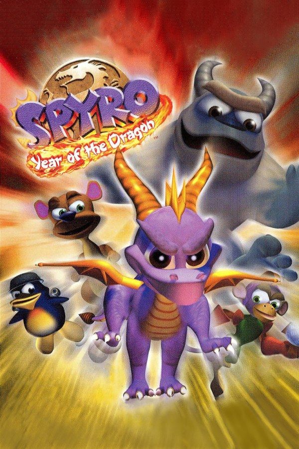 Spyro: Year of the Dragon cover art