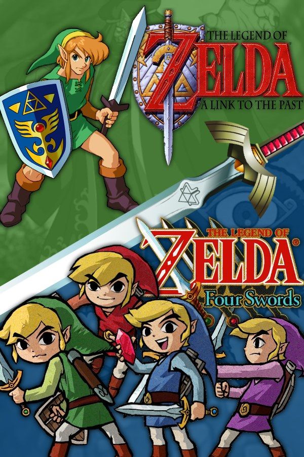 The Legend of Zelda: A Link to the Past & Four Swords cover art